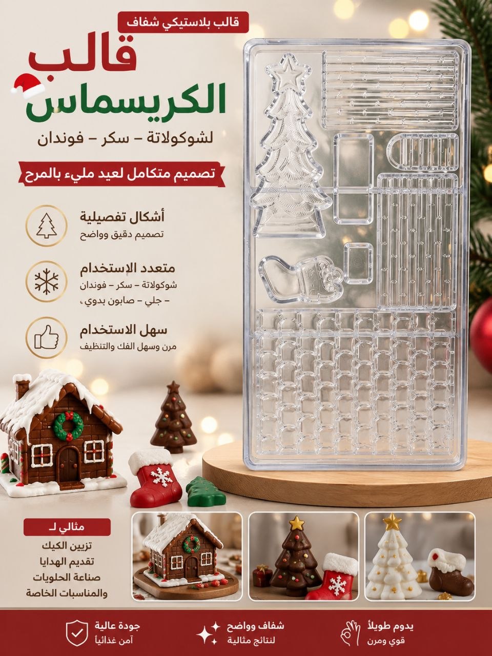 قالب نستلة اكرلك كريسماس