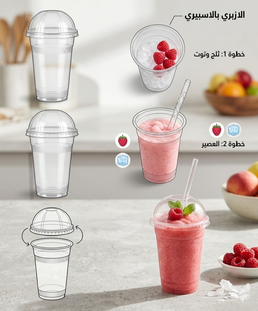قدح رفيع متعدد الاستخدام