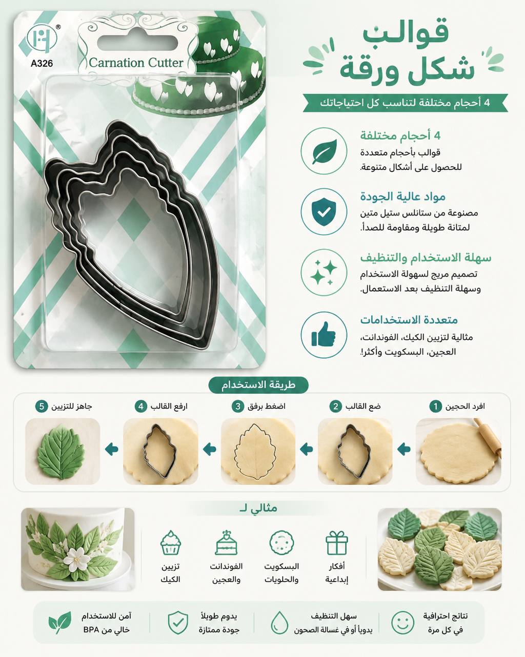 قطاعة شكل الورقة