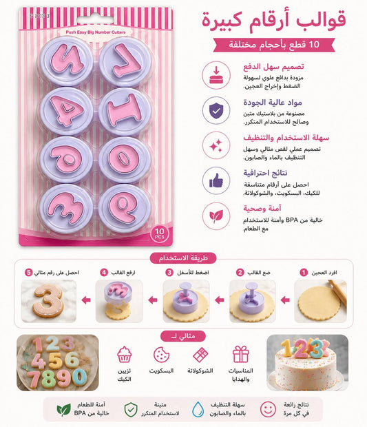 قطاعة ارقام حجم كبيرة