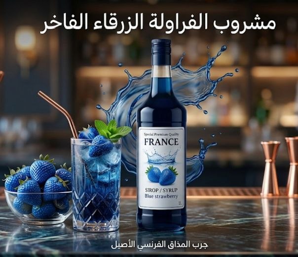 موهيتو سبيشل نكهة الفراولة الزرقاء