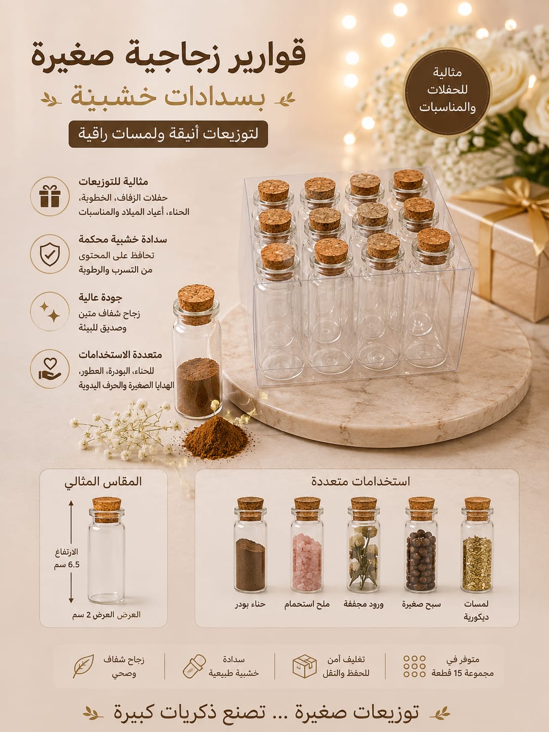 علبة توزيع زجاجية