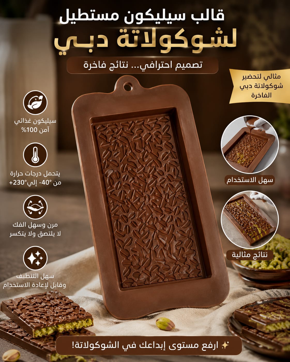 سيليكون حلا دبي والشوكولاتة