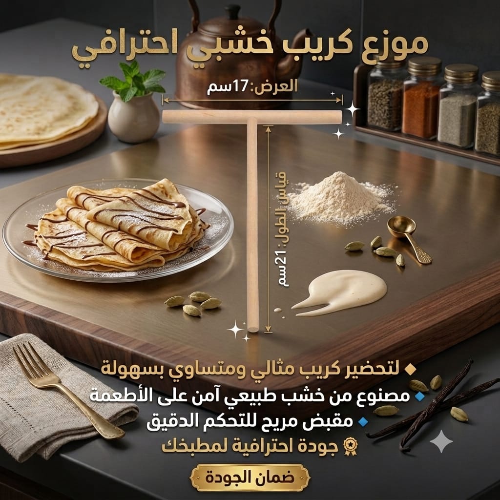 موزعة كريب خشب