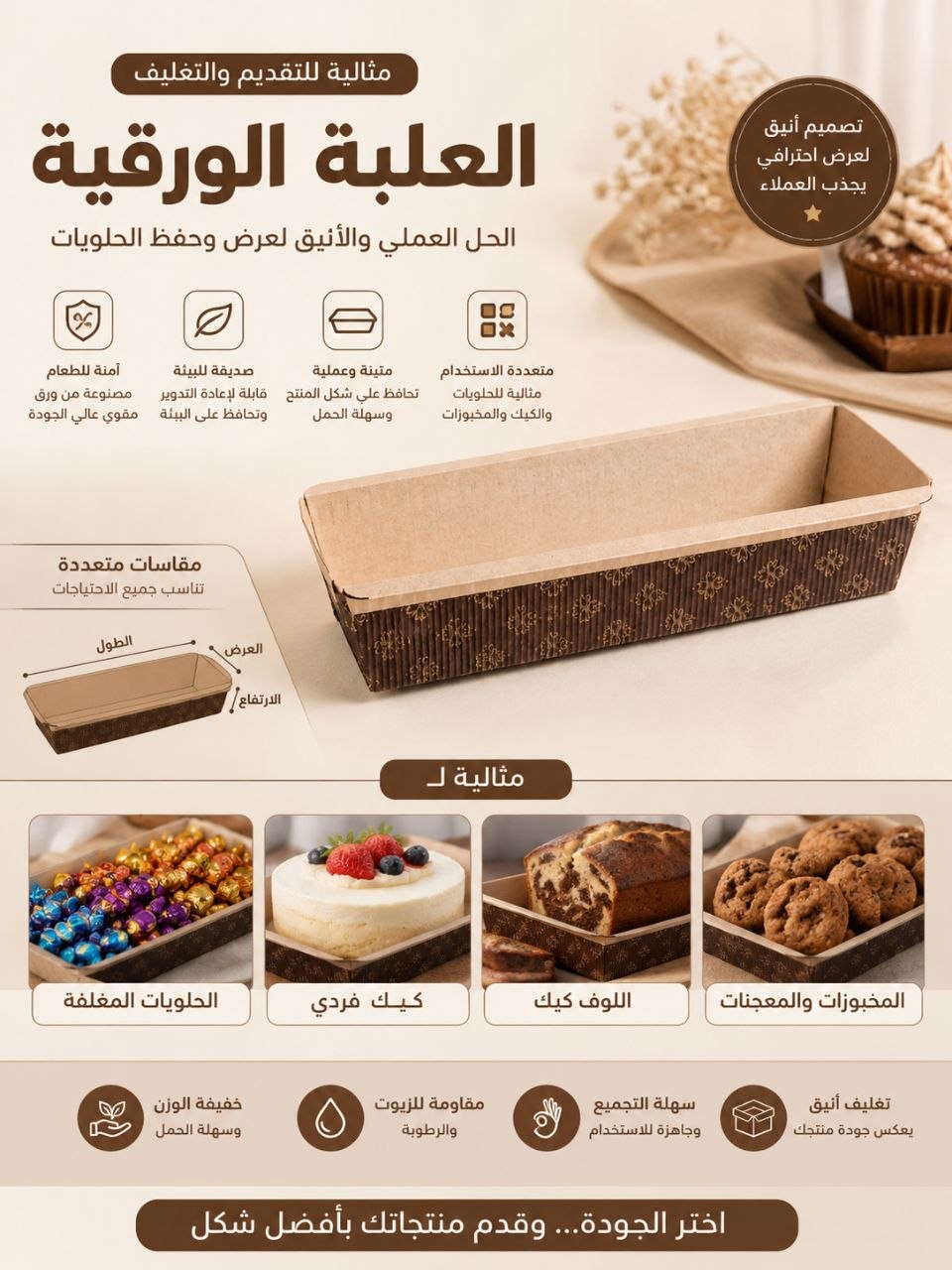 علبة ورقية متعددة الاستخدام