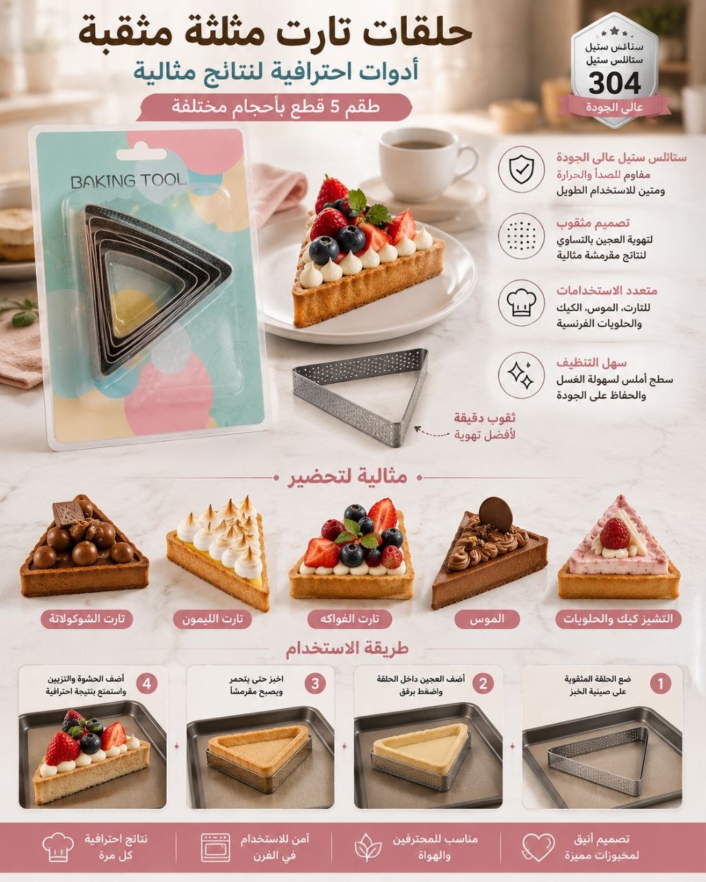 قطاعة مثقوبة شكل مثلث