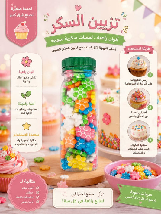 زينة كيك  سكري