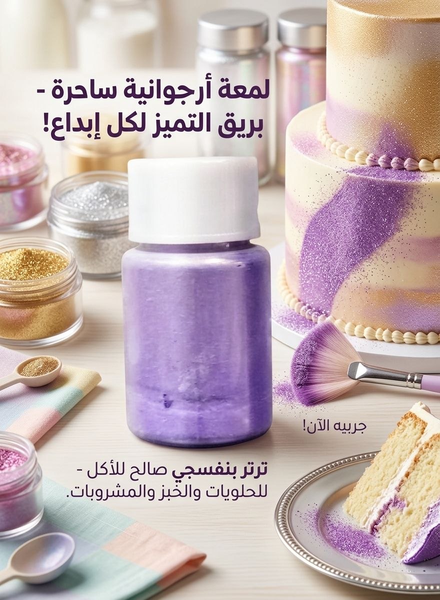 ترتر بنفسجي لامع